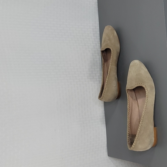 Lands' End suede shoes with Whipstitch detail size 7 great condition - Picture 3 of 8